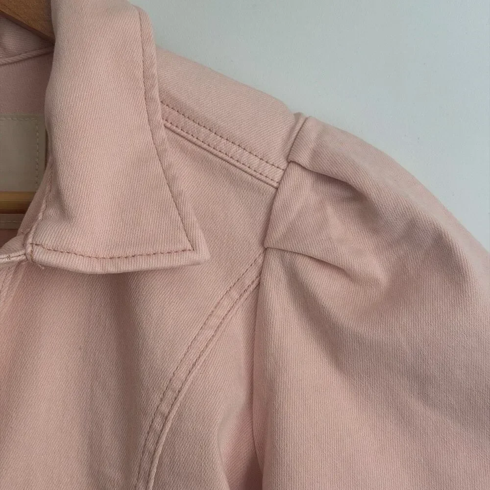 Anthropologie Pilcro The Kit Utility Romper, Pink, Size 4 NWT